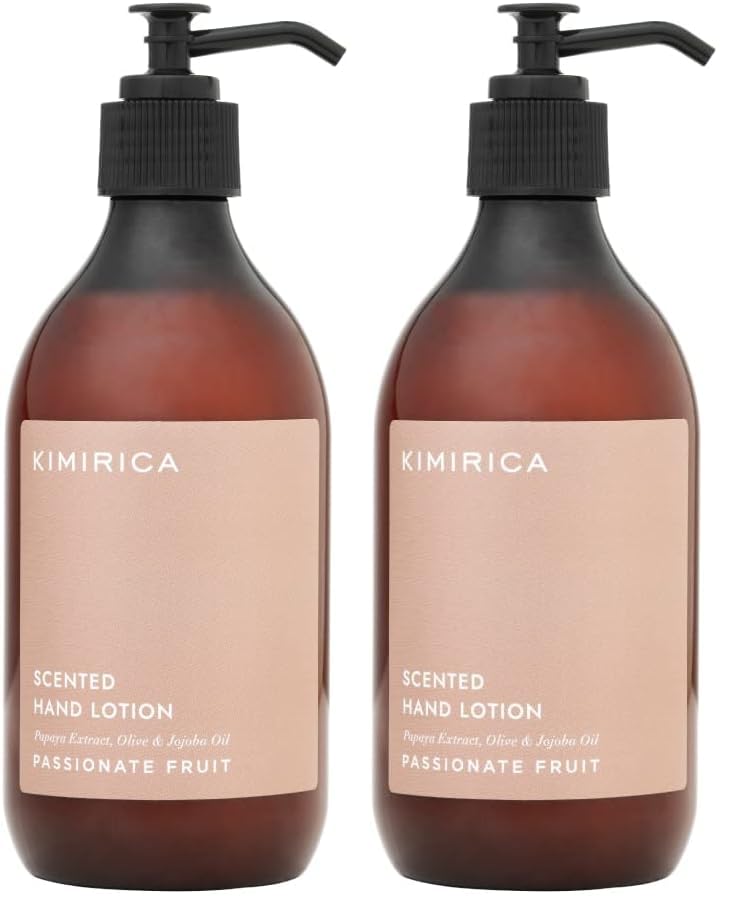 Kimirica Passionate Fruit Winter Hand Lotion 300ml | Soft and Smooth Hands with Lightweight Moisturization | Non-Sticky Lotion for All Skin Type | 100% Vegan & Paraben Free (Pack of 2)-image-31