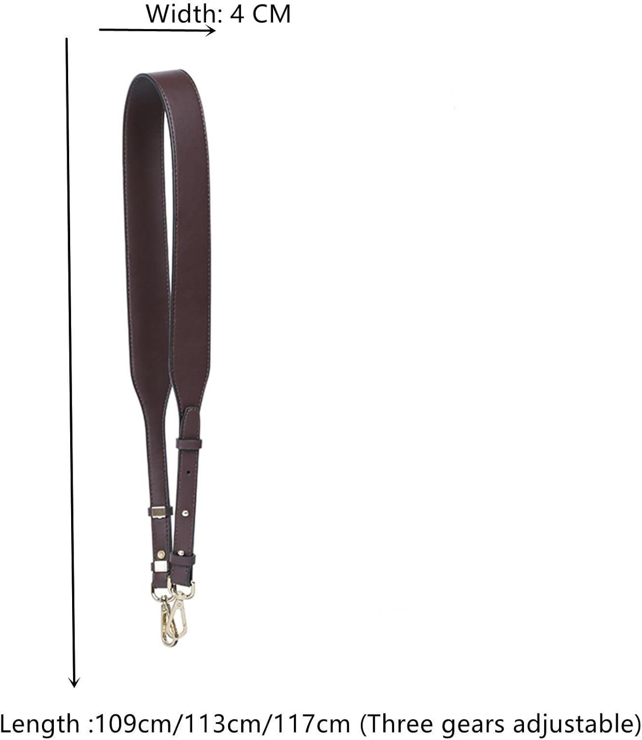 Leather Bag Strap Replacement Belt Crossbody Strap 43-46Inch Adjustable Shoulder Strap Women Bag Accessorie(Green-A)