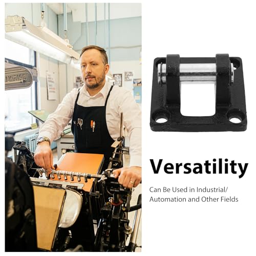 Soporte universal para cilindro neumático de hierro con base doble oreja reforzada 8