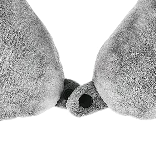 Inflatable Travel Neck Pillow: Extra-Soft, Cushion. For Airplanes, Trains, Cars, Portable Travel Accessory-With Carrying… - Image 5