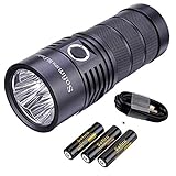 Sofirn BLF SP36 Andúril - Linterna LED recargable (5600 lúmenes, luz blanca cálida)