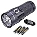 Produktbild Sofirn BLF SP36 Andúril Leistungsstarke Wiederaufladbare LED Taschenlampe 5600 Lumen 4x Samsung LH351D 4000K 90CRI inklusive 3x 18650 Akku und USB Kabel (neutral-warmweiß)