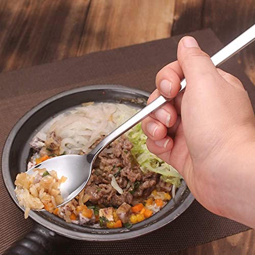 Image of aDai Set of 40 Luxury Silver Cutlery Set - Daily Use Stainless Steel Mirror Finish - 10 Dinner Spoon, 10 Fork, 10 Steak Knife & 10 Fruit Fork for Home, Restaurant & Gifting
