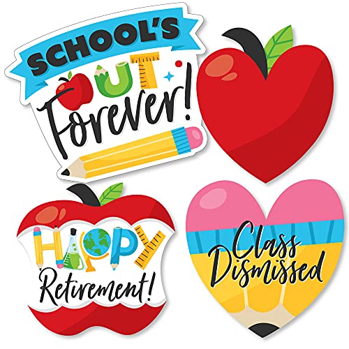Big Dot of Happiness Teacher Retirement - �y���V�������S�f�R���[�V���� DIY Happy Retirement Party Essentials - 20�Z�b�g