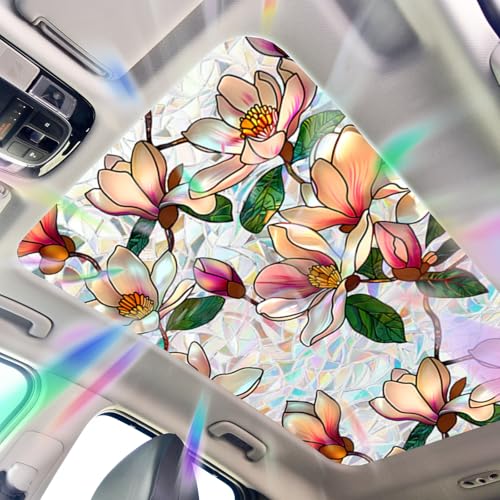 Película decorativa para ventana Magnolia 16.93 x 39.37 in miniatura 1