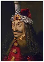 Placa Decorativa Drácula Vlad III O Empalador Decoração