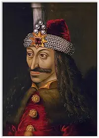 Placa Decorativa Drácula Vlad III O Empalador Decoração