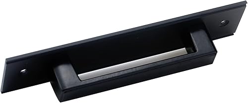 Miniatura 6 de Tighall Tirador de puerta de armario con barra trasera y pretaladrada, tirador de puerta corrediza para cajones, manijas de puerta de granero con