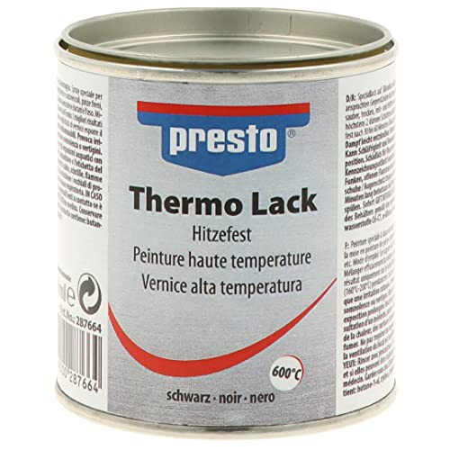 Presto 287664 Thermo-Lack schwarz 800°C 250 ml