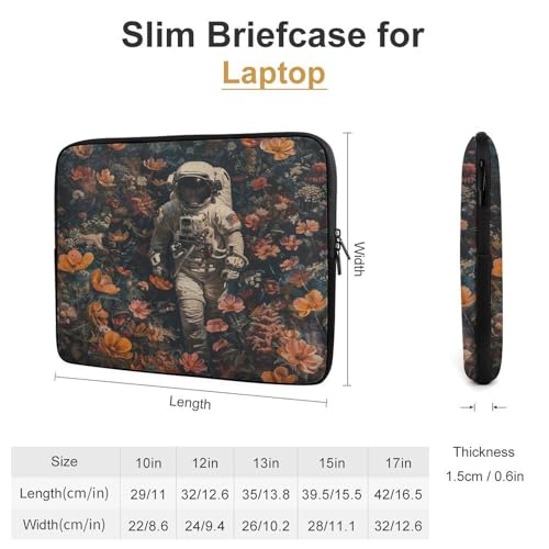 Funda para portátil de 17" antichoque con diseño de astronauta impermeable 2