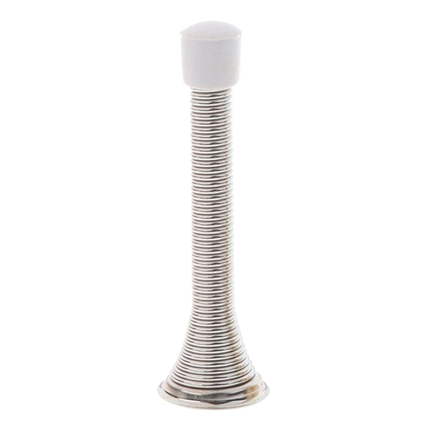 Iopklytf Silver Door Stopper Iron Spring Door Stopper Wall Stop