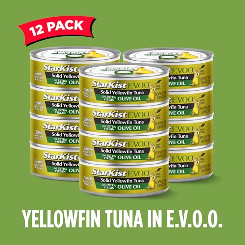 Image of StarKist E.V.O.O. Solid Yellowfin Tuna, 4.5oz Can, 12-Pack