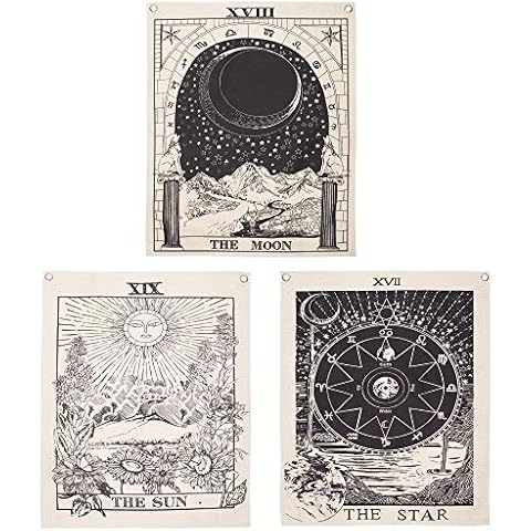 Simpkeely Pack of 3 Tarot Tapestries Cover