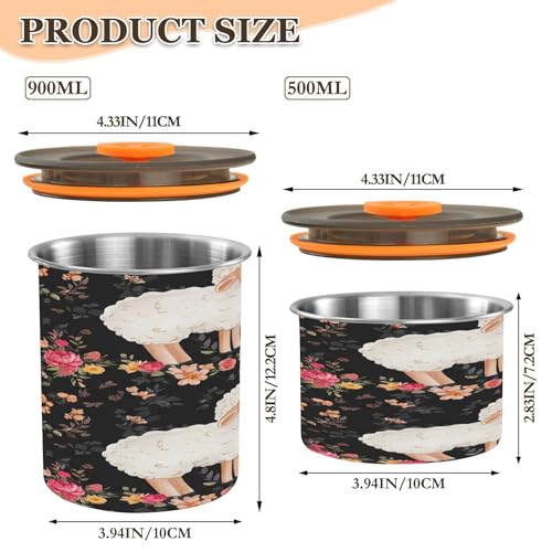 Contenedor hermético para café acero inox 17oz miniatura 3