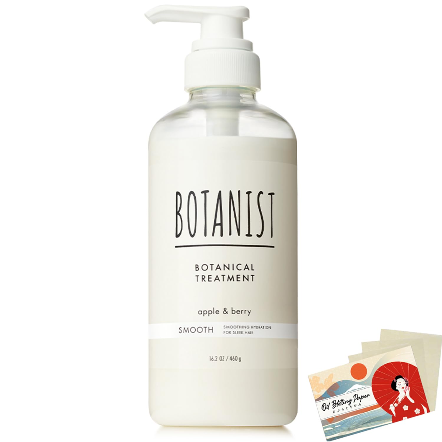 Botanist Botanical Treatment Smooth 460g - Blotting Paper Set