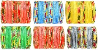 Hand Kkrafts Multicolor traditional Glass bangles chudi set of 144 for womens and girls