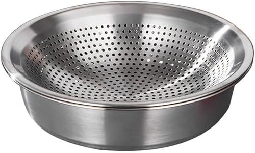 Luxshiny 1 juego de colador de frutas para lavar frutas colador de acero inoxidable con tazón de arroz para lavar alimentos cesta para el hogar y la disponible en Yaxa Guatemala