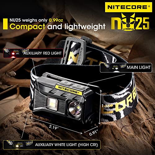 NITECORE NU25 Nero 360 Lumen Lampada frontale