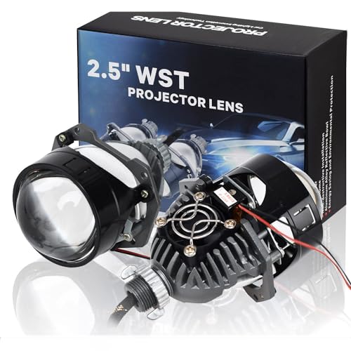 YUFANYA 2.5 inch Bi Projector Lens 70W 20,000LM