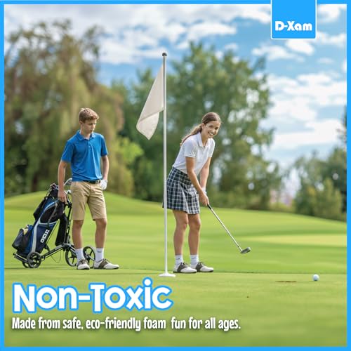 image for D-Xam Foam Golf Balls Bulk Practice Golf Ball Multicolor 41mm Soft | L