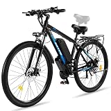 29" Electric Bike for Adults, 750W Electric Mountain Bicycle Max 30Mph 60Miles, 48V Electric Commute