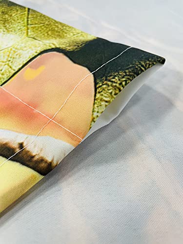 Eiichuang Cabin Curtains, Camo Forest Wooden House Lake Camouflage Farmhouse Hunting Fish Style Print Waterproof Fabric, 2 Panels, 28 Inches W X 48 L Decor #TOP3