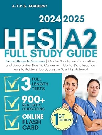 Amazon.com: Hesi A2 Full Study Guide: From Stress to Success | Master ...