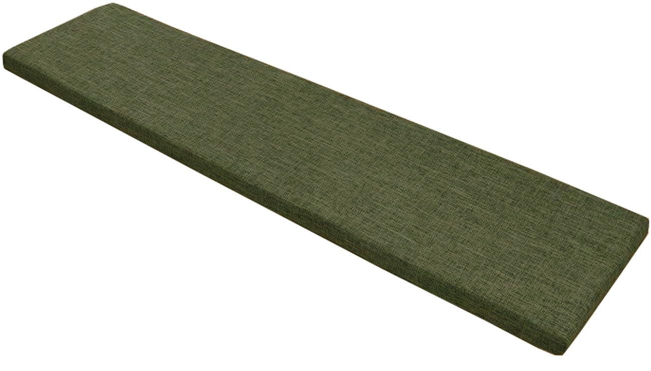Bankauflage Bankkissen Outdoor,140x40 150x50 120x40 100x40 180x40cm Sitzkissen Bank mit Abnehmbarem Bezug, 3CM Dicke, Waschbare Stuhlkissen Bankpolster Gartenbank Auflage(#7,150x40x3cm)