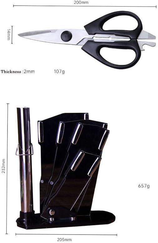 Set Cuchillos Cocina 7 Piezas Acero Inox miniatura 6