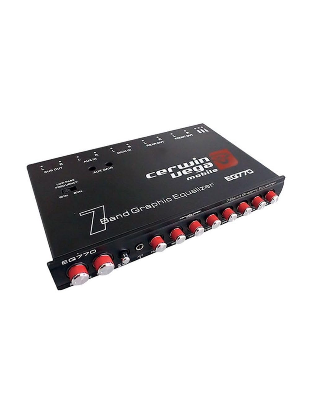Cerwin-Vega EQ770 7-Band Parametric Equalizer with Auxiliary Input