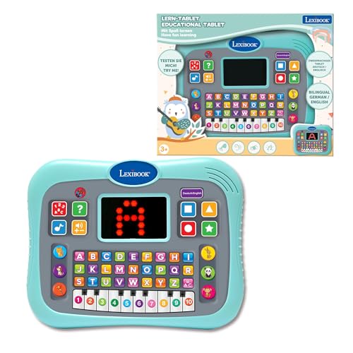 Lexibook, Lern-Tablet, Zweisprachig ENGLISCH/DEUTSCH, Sprechendes Tablet...