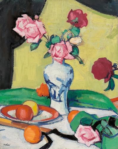 Tableau Impressions d'art Mural Roses Peploe Poster Vintage Grand Format Décoration Salon