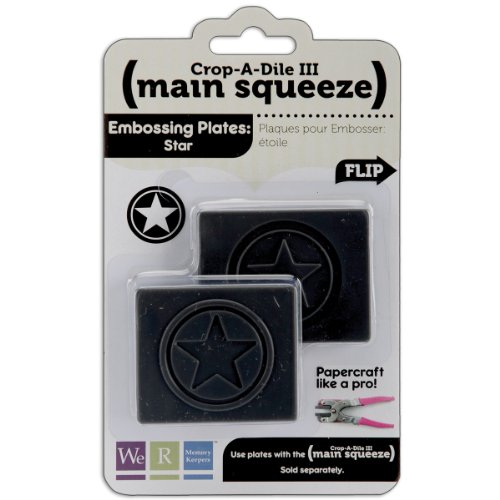 We R Memory Keepers American Crafts Crop-A-Dile III - Suministros en Relieve para apretar, Estrella