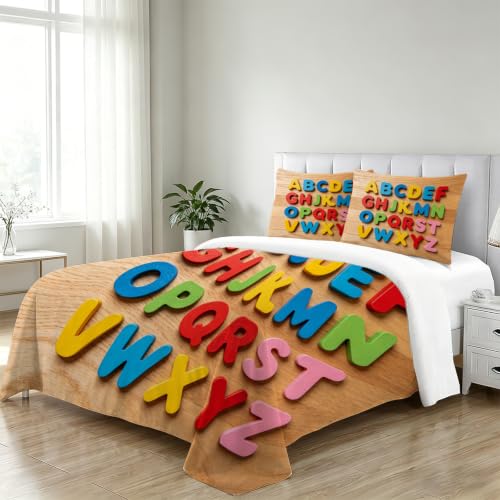 Parure de Lit 240x280 3D Imprimée avec Fermeture Éclair Éclair