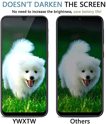 Image of STP FEEL Anti-Spy Privacy Screen Protector Tempered Glass Guard Compatible For Samsung A30S / A30 / A50 / A50S / M31 / M30S Cellphone (Black,Pack Of 1) (Fingerprint Unlock Not Support) Full Coverage