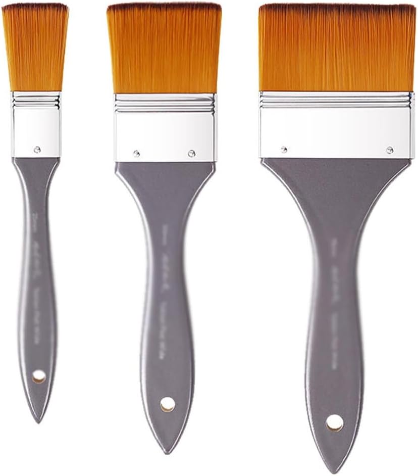 6 Nylon Brush Studio Oil Primer Gouache Row Wall Paint Acrylic