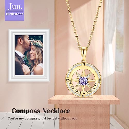 Compass Necklaces for Women Gifts Jewelry Anniversary Birthday Ideas Gift for Wife Her3