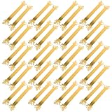 SHINEOFI 50 Stück Boho Bienen Serviettenringe aus Papier Dekorative Stoff und Papierserviettenhalter für Hochzeiten Frühling und Festtagsdekoration