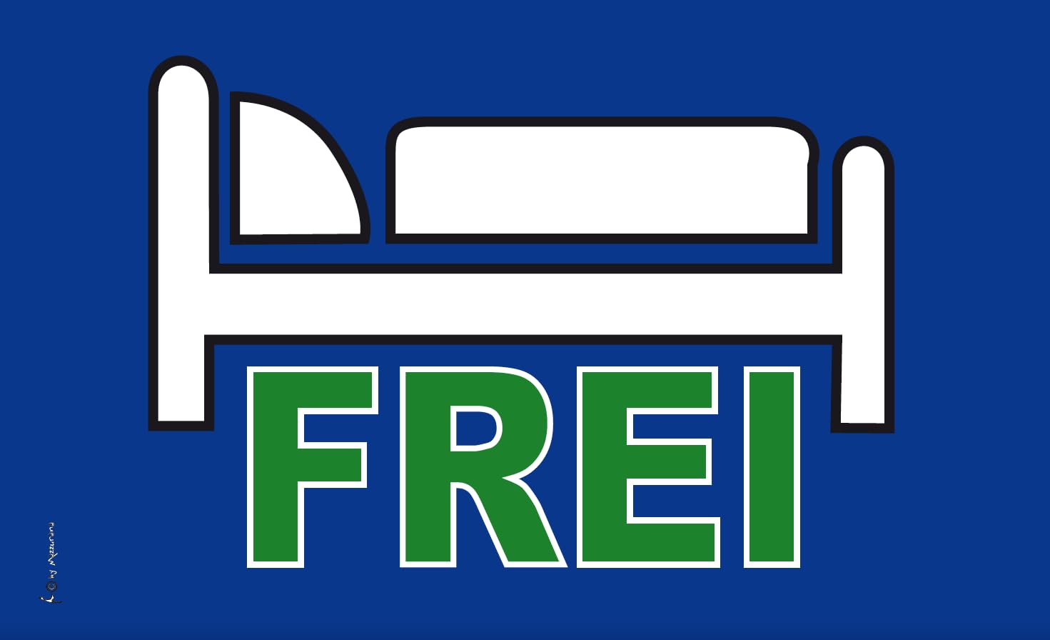Drapeau de lit Frei 150 x 90 cm pour hôtel et restaurant