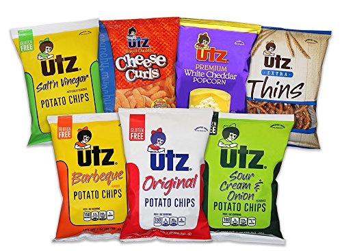 Utz Jumbo Snack Variety Pack (Pack of 60) Individual Snack Bags, Includes Potato