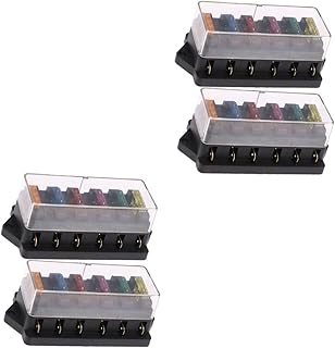 ERINGOGO Fusíveis De Carro De 4 Peças Fusíveis Automotivos Porta-Fusíveis De Automóveis Acessórios De Fusível De Fusível Pedestal Para Caminhões Painel De Reequipamento De Porta-Fusíveis