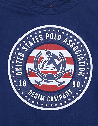 Image of U.S. POLO ASSN. UKSWSON0132 FS Round NCK SWS, EL Sweatshirts Royal Blue