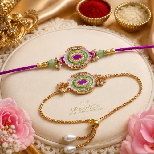 Image of Dreamica Rakhi For Brother, Designer Rakhi Set for Brother