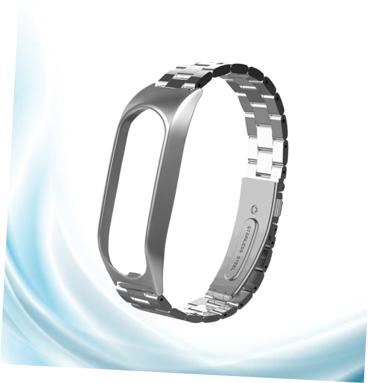 Gadpiparty 3 Uds Pulsera De Reloj Inteligente Correa De Metal Bandas De Metal Correas De Banda De Acero Pulsera Bandas De Cadena De Mano Correa De Reemplazo De a