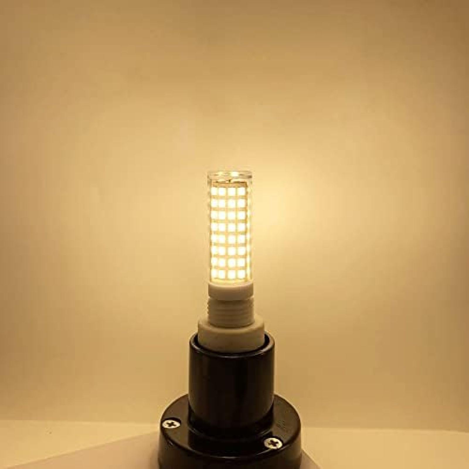 Luces De Amplio Voltaje 10 Unids/Lote G9 Luz De Maíz Led Sin Parpadeo Cerámica 2835-100LED 10W AC100-240V Bombilla Led G9 Lámpara De Ahorro De Energía Bombillas para El Hogar,Blanco Natural 4000-4