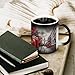 KWQDOZF Taza de café de 12 oz con decoloración Imagen de KWQDOZF Taza de café de 12 oz con decoloración