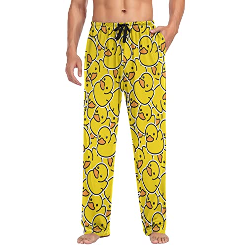 Ollabaky Men's Pajama Pants Pjs Bottoms with Pockets Sleep Lounge Pants for Men3