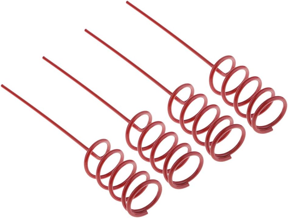 4pcs Heavy Duty Spiral Rod Holder, Ground Insert Fishing Rod Holder Metal Flush Mount Rod Pole Rack Bracket