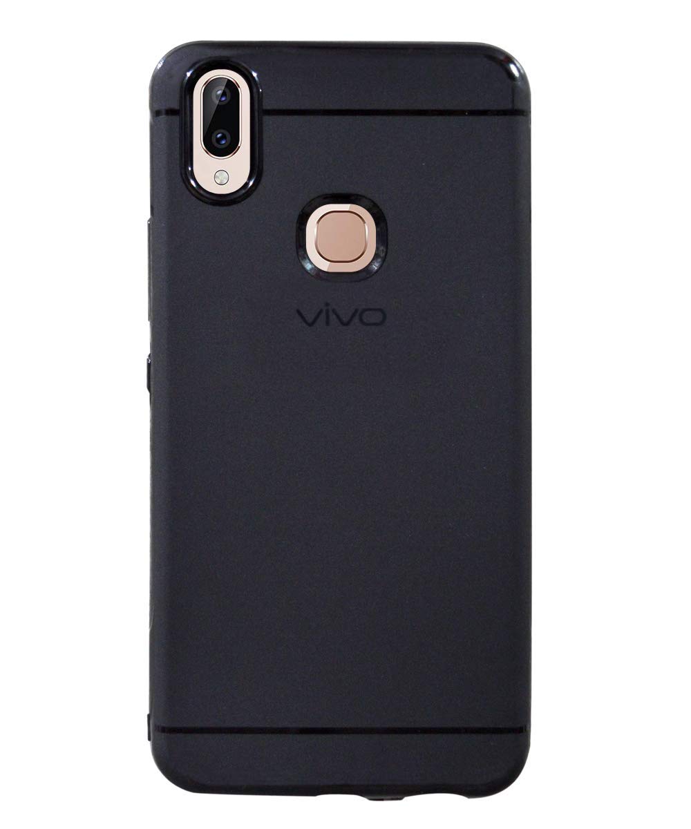 COVERBLACK Back Cover for Vivo V9 Pro - 1851/PD1730DF_EX - Black