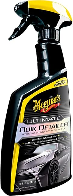 Meguiar's G201024EU Ultimate Quik Detailer 709ml, to enhance gloss, slickness and wax protection